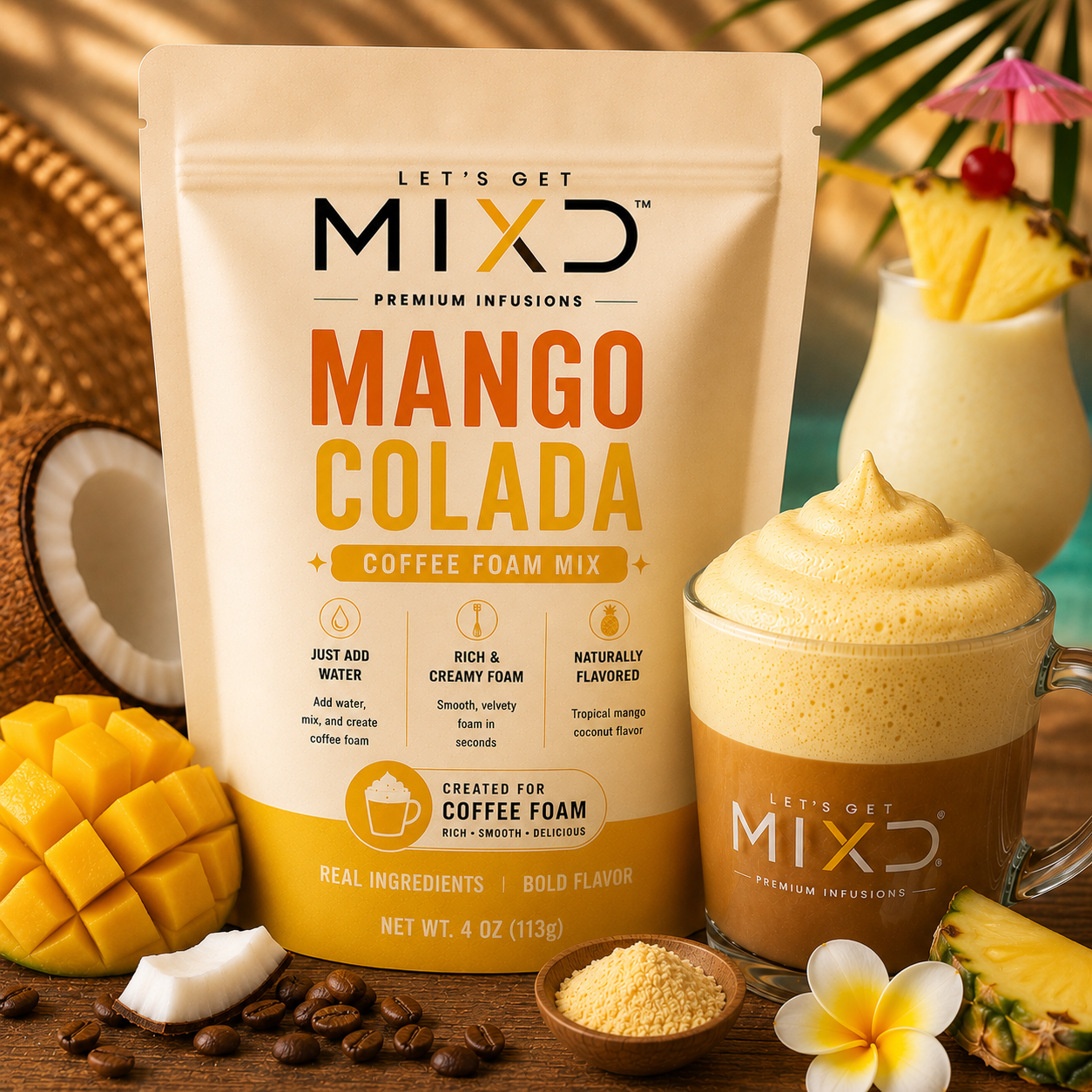 MANGO COLADA COFFEE FOAM