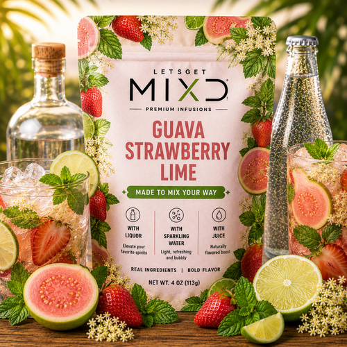 GUAVA STRAWBERRY LIME BEVERAGE INFUSION
