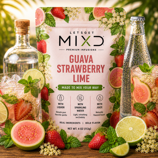 GUAVA STRAWBERRY LIME BEVERAGE INFUSION