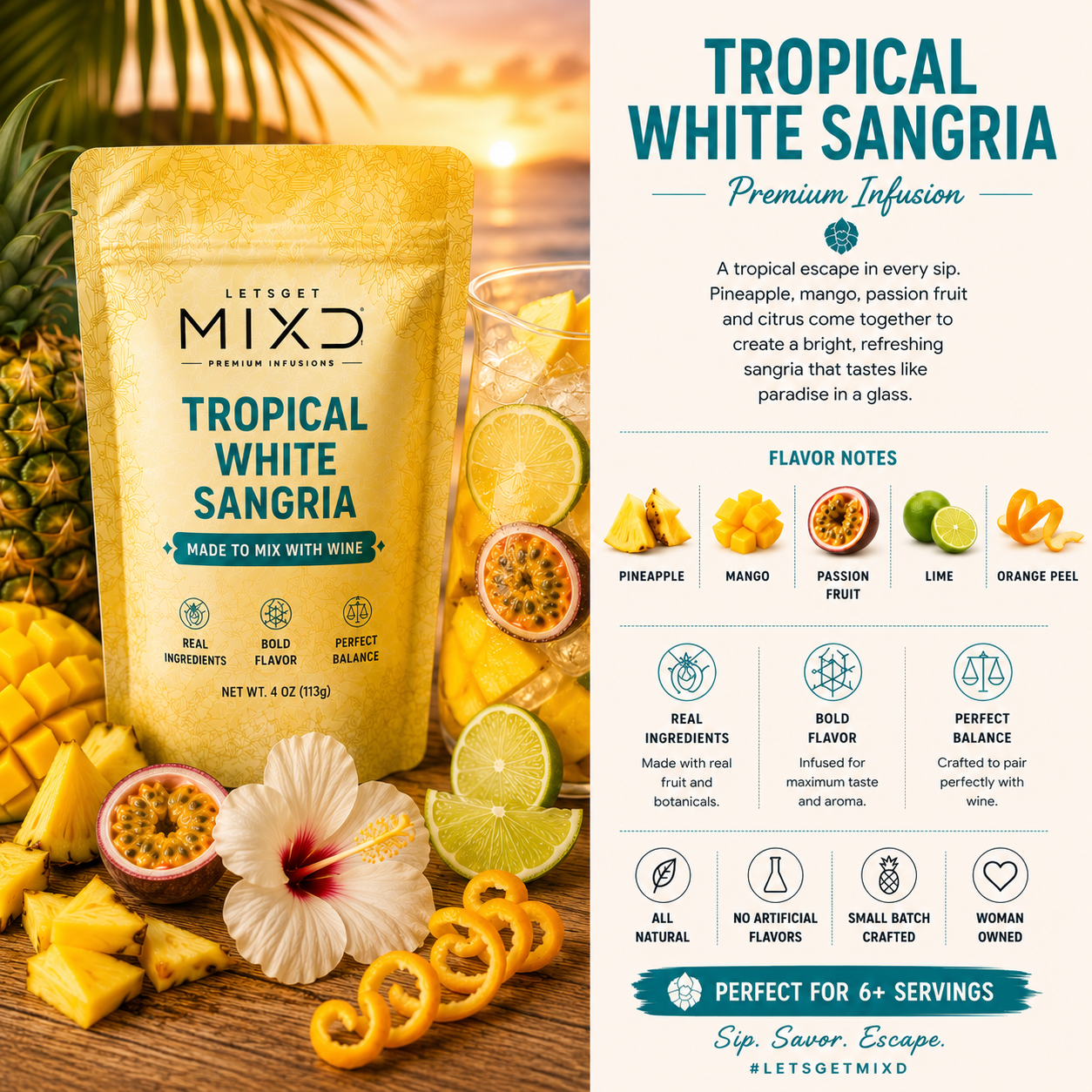 TROPICAL WHITE SANGRIA