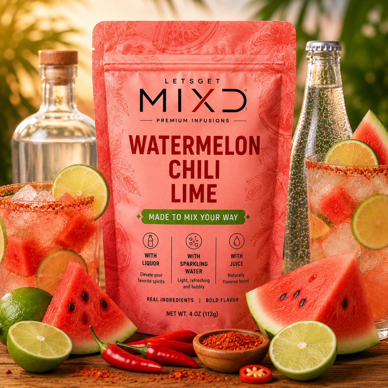 WATERMELON CHILI LIME BEVERAGE INFUSION