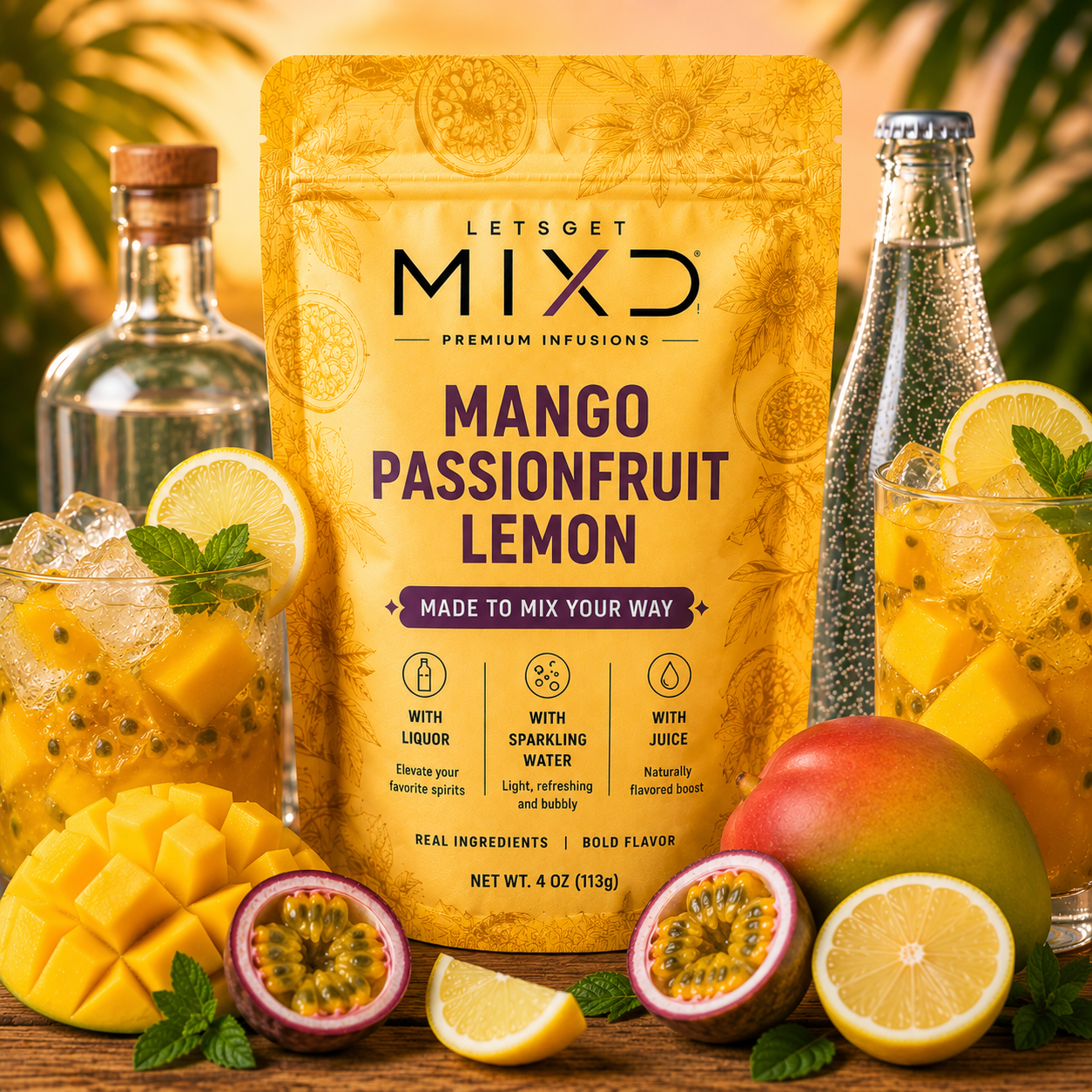 MANGO PASSIONFRUIT LIME BEVERAGE INFUSION