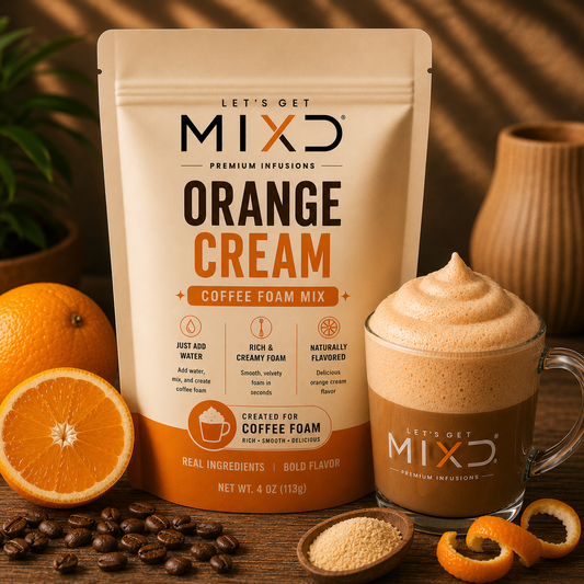 ORANGE CREAM COFFEE FOAM