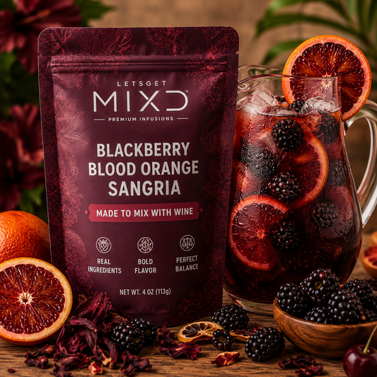 BLACKBERRY BLOOD ORANGE SANGRIA