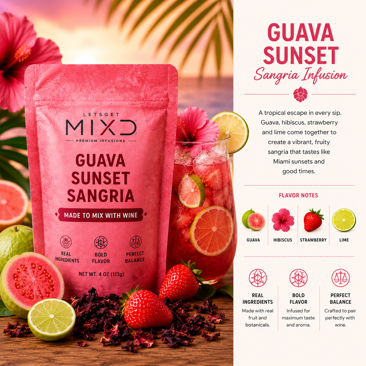 GUAVA SUNSET SANGRIA